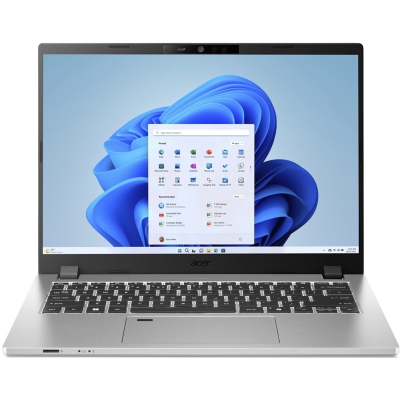 Notebook Acer TravelMate P2 14 (TMP214-56-TCO-56HZ) stříbrný