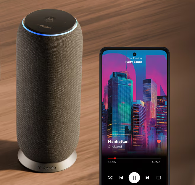 Přenosný reproduktor Motorola Moto Sound Flow béžový