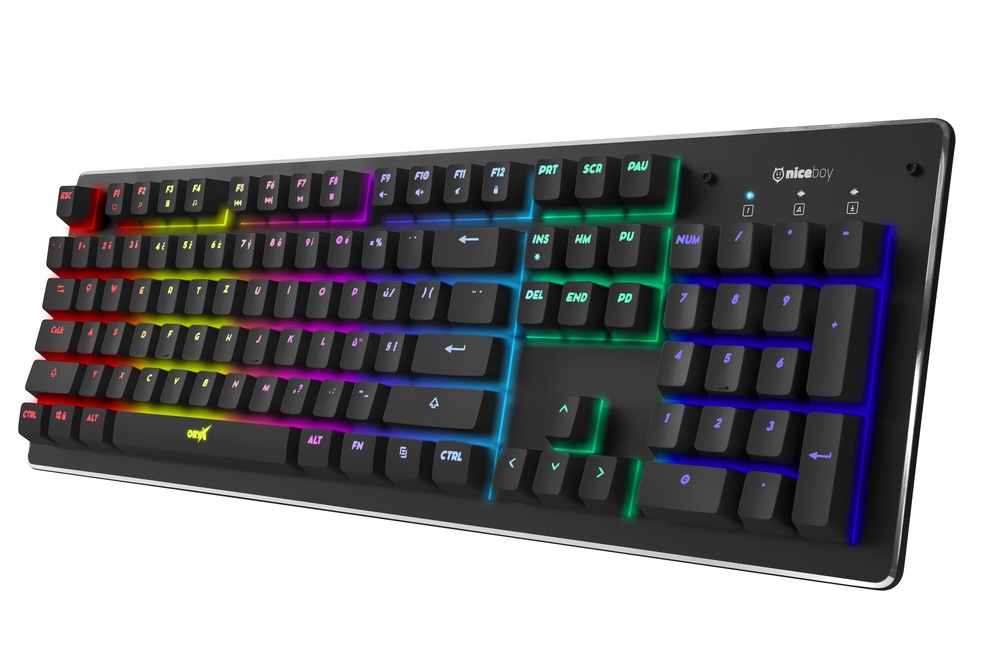 Klávesnice Niceboy ORYX K400 černá