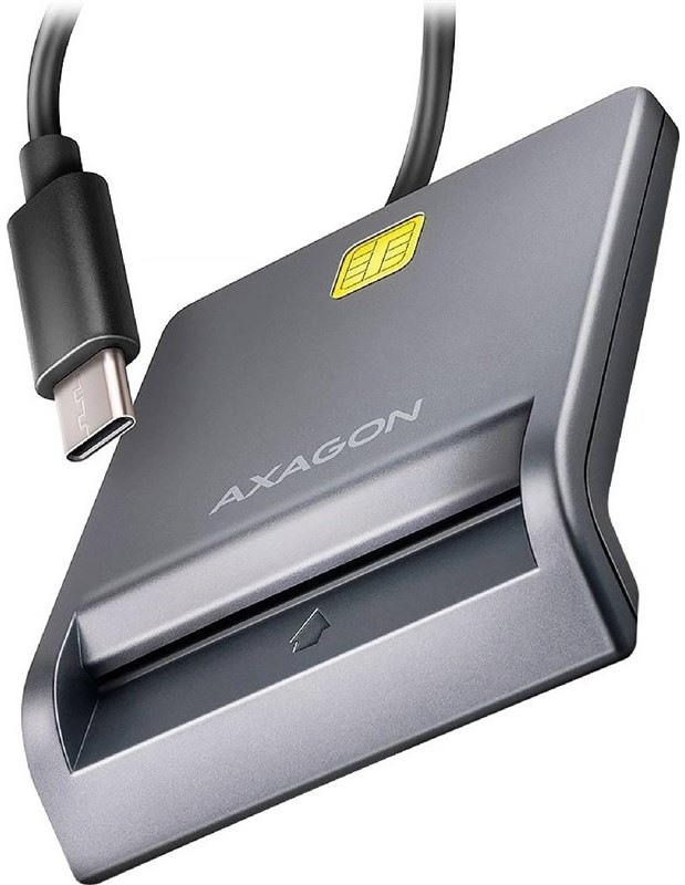 Čtečka eObčanek Axagon Smart card FlatReader / USB 2.0 / 1,2m