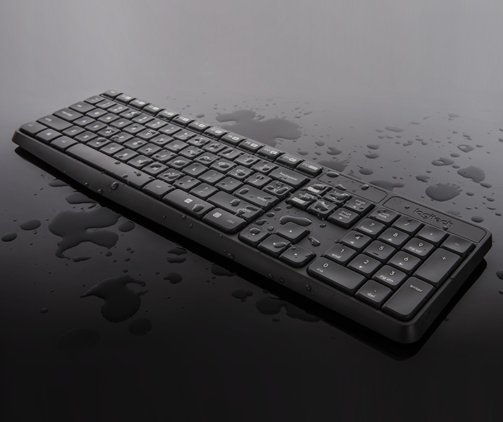 Klávesnice s myší Logitech Wireless Combo MK235, CZ šedá Klávesnice s myší Logitech Wireless Combo MK235, CZ šedá