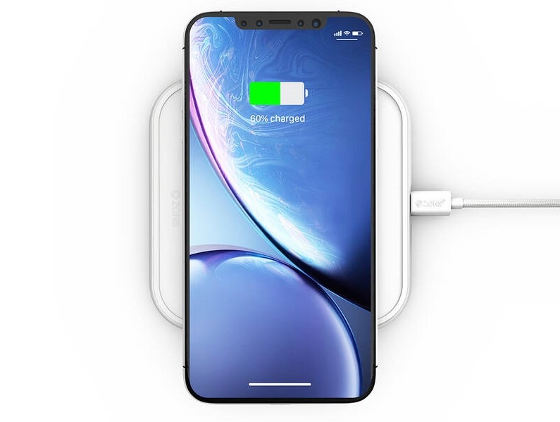 Bezdrátová nabíječka ZENS Aluminium Single 10W bílá Bezdrátová nabíječka ZENS Aluminium Single 10W bílá
