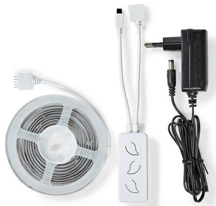 LED pásek Nedis SmartLife, Wi-Fi, RGB, teplá až studená bílá, 2m