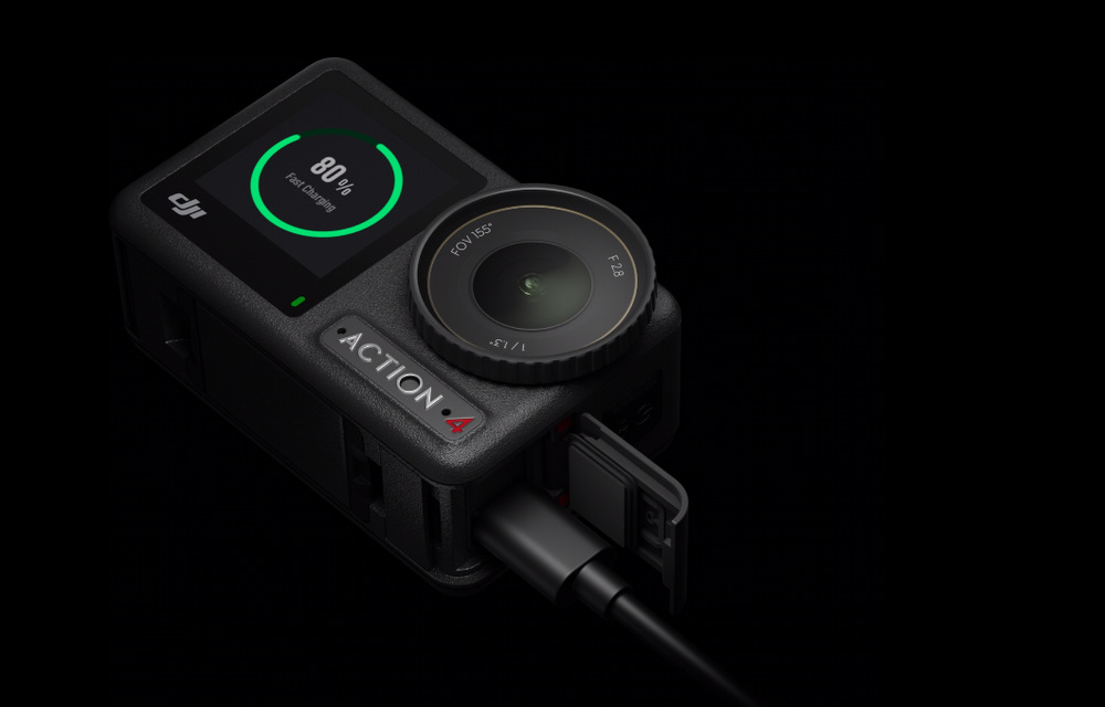 Outdoorová kamera DJI Osmo Action 4 Standard Combo šedý