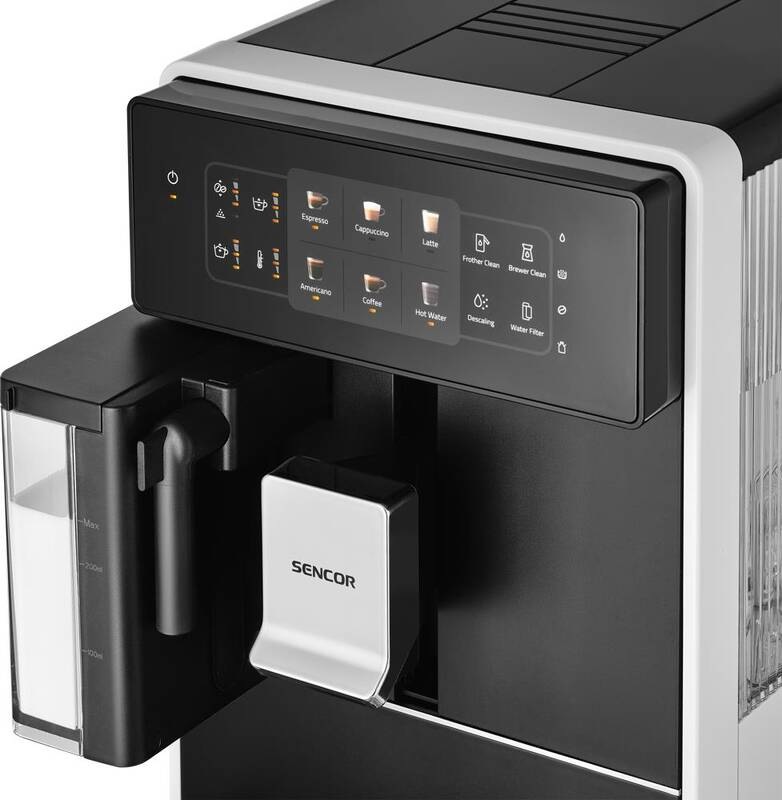 Automatický kávovar Sencor SES 9301WH bílý