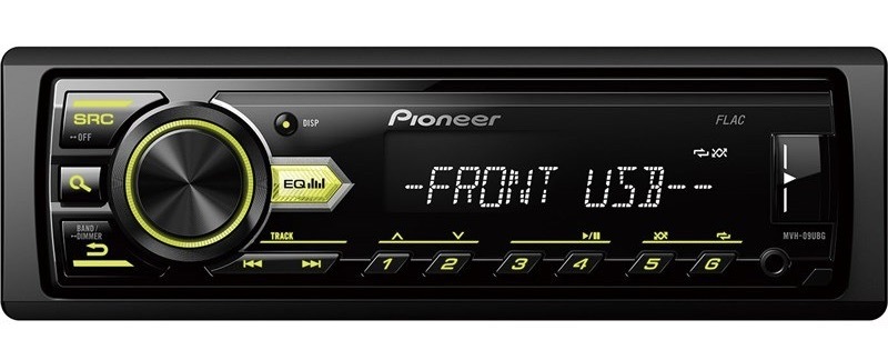Autorádio Pioneer MVH-09UBG černé