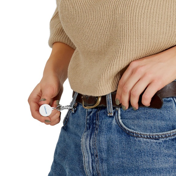 Chytrý osobní alarm Plegium Smart Emergency Button bílý