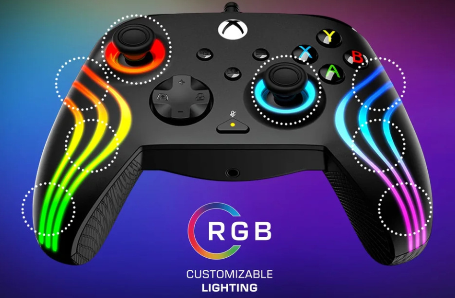 Gamepad Turtle Beach Afterglow Wave RGB - XBOX Series X/S, XBOX One, PC bílý Gamepad Turtle Beach Afterglow Wave RGB - XBOX Series X/S, XBOX One, PC bílý