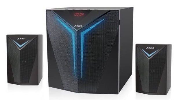 Reproduktory Fenda F&D F560X 2.1, bluetooth, rádio, USB, dálkové ovládání černé
