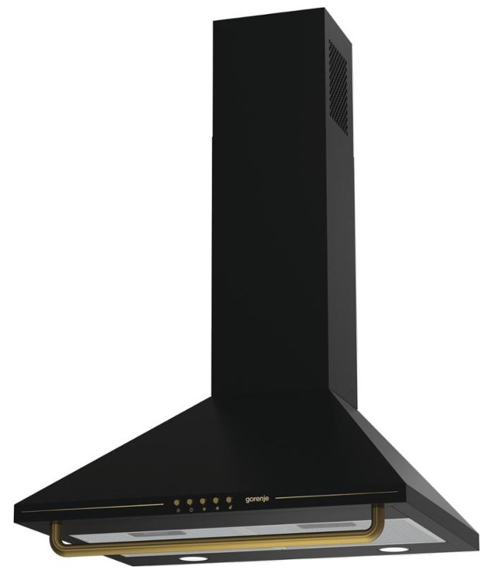 Odsavač par Gorenje Retro WHC63CLB černý Komínový odsavač par Gorenje WHC63CLB, černá, silný výkon