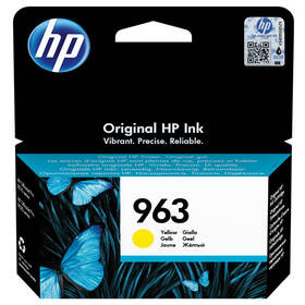 Inkoustová náplň HP 963, 700 stran žlutá Inkoustová náplň HP 963, 700 stran (3JA25AE) žlutá