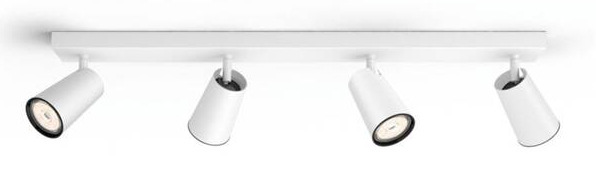 Bodové svítidlo Philips Paisley, 4xGU10 bílé