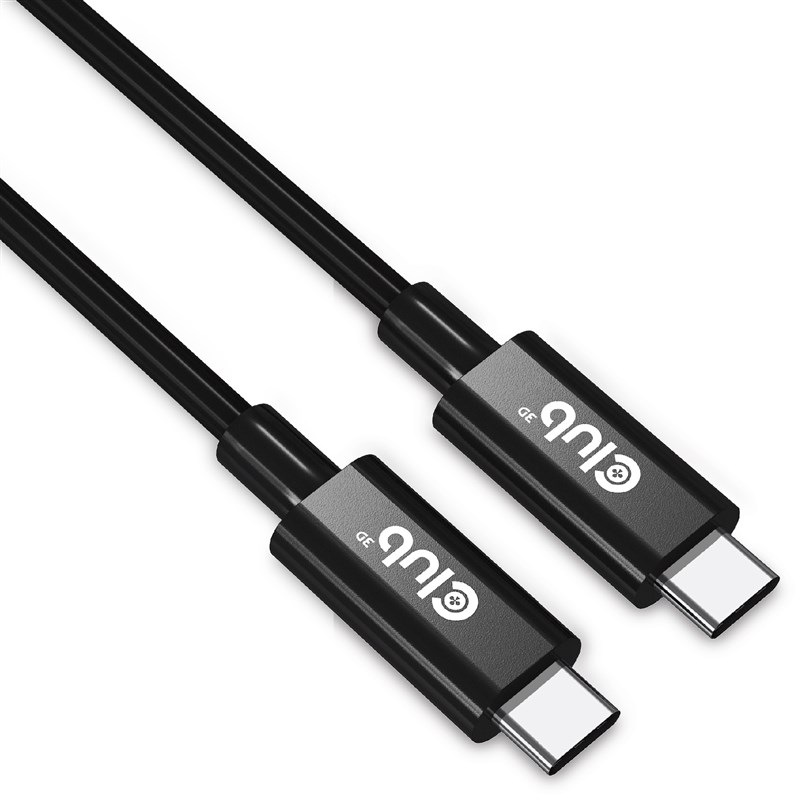 Kabel Club3D USB-C PD, 8K60Hz UHD, 240W, 3m černý Kabel Club3D USB-C PD, 8K60Hz UHD, 240W, 3m černý