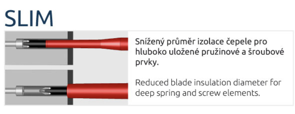 Šroubovák Narex Bystřice PROFI LINE ELEKTRO SLIM 3,5 x 100 mm