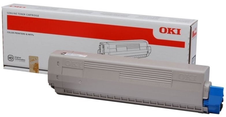 Toner OKI MC853/873, 7300 stran - azurový