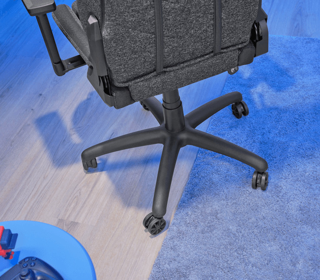 Detail na kolečka herní židle Trust GXT 723 RUYA Fabric