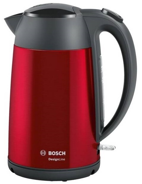 Rychlovarná konvice Bosch DesignLine TWK3P424 černá/červená