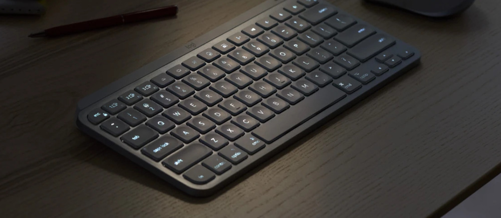 Klávesnice Logitech MX Keys Mini, US růžová