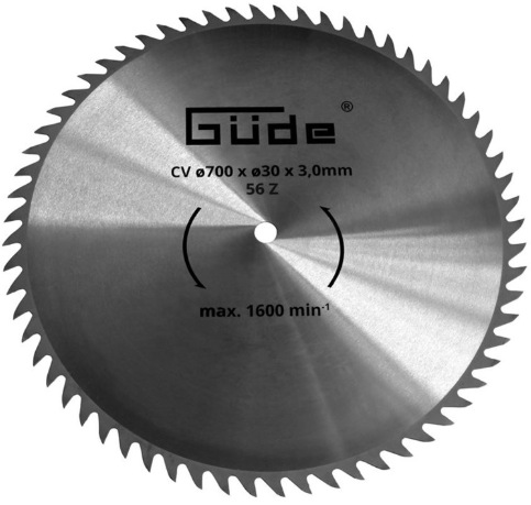 Kotouč pilový Güde CV 700x30x56Z
