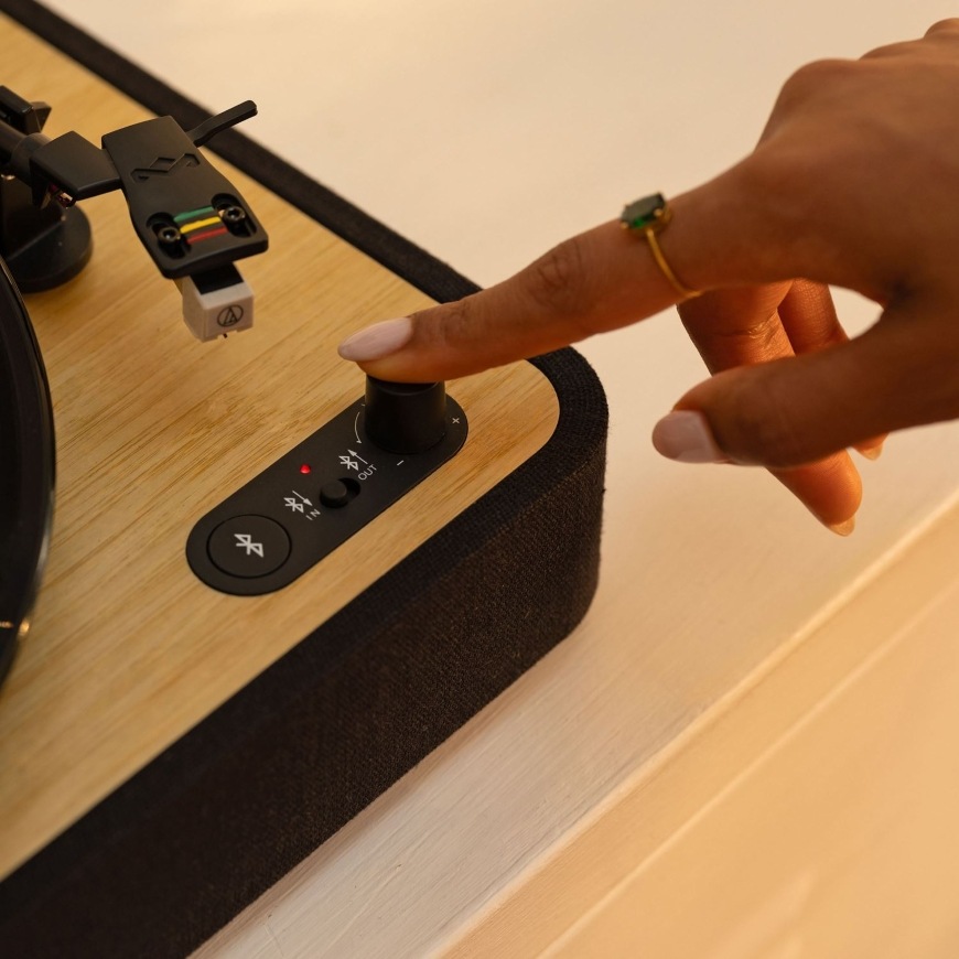 Gramofon Marley Revolution černý/hnědý MARLEY Revolution, černá/hnědá