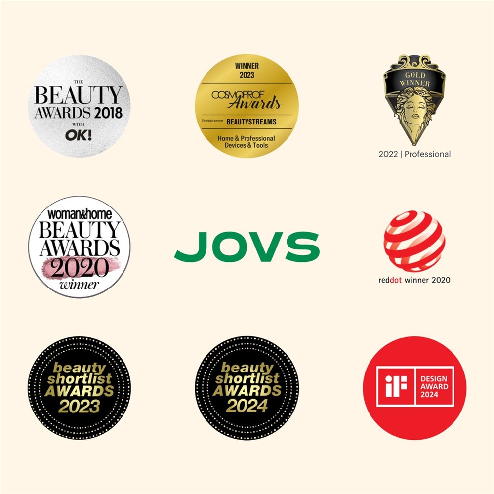 Epilátor JOVS JR10 ocenění a certifikace