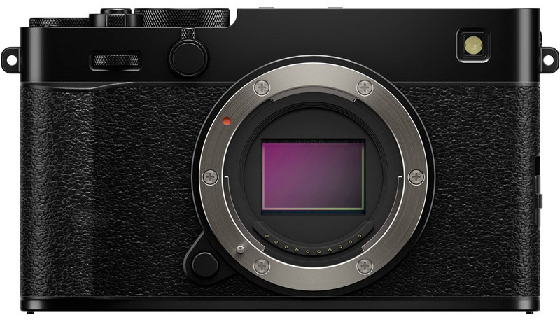 Kompaktní fotoaparát Fujifilm X-E5 s vyměnitelným objektivem, černá barva