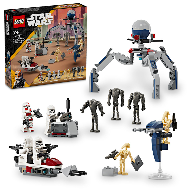 Stavebnice LEGO® Star Wars™ 75372 Bitevní balíček klonového vojáka a bitevního droida