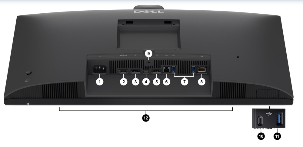 Monitor Dell Pro P2426HEB černý Dell Pro P2426HEB těží i z prvotřídní konektivity a integrovaného KVM přepínače