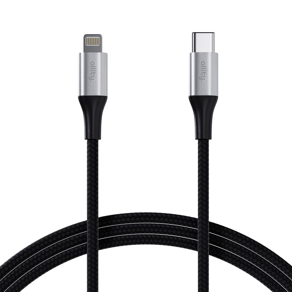 Kabel Allity AUC-01, 27W, USB-C/Lightning, 2m černý