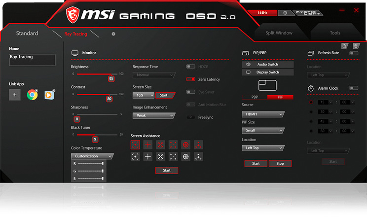 Herní monitor MSI Optix MAG272C