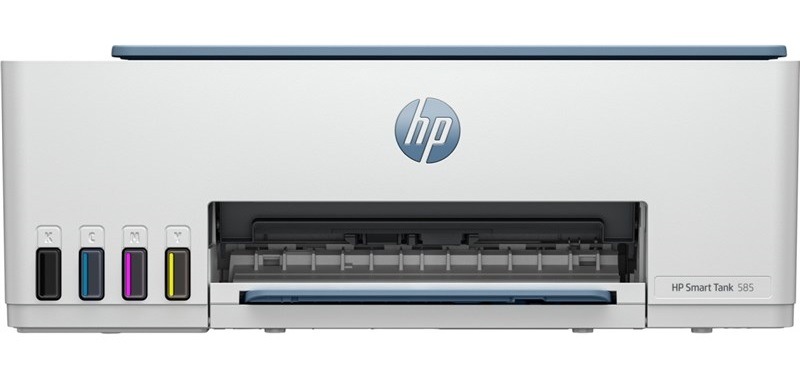 Tiskárna multifunkční HP Smart Tank 585 bílá/modrá