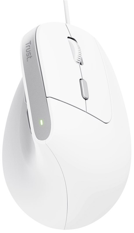 Myš Trust Bayo II Ergonomic bílá