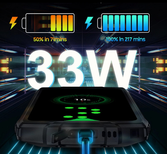 Mobilní telefon Aligator Blackview BV9300 Pro 12 GB / 256 GB černý/oranžový