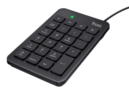 Klávesnice Trust Xalas USB Numeric Keypad černá