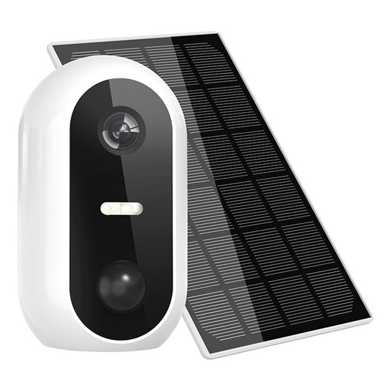 IP kamera Solight Wi-Fi + solární panel - bílá barva