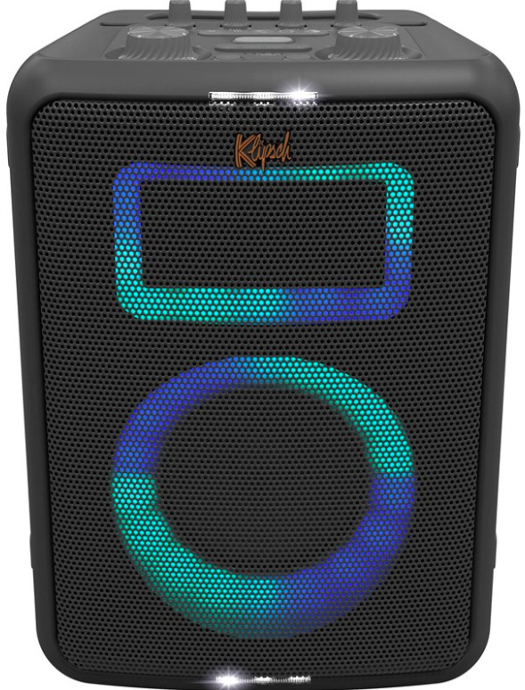 Party reproduktor Klipsch Vegas s RGB osvětlením a výkonným zvukem pro domácí oslavy