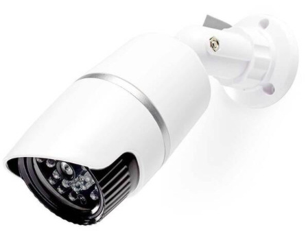 Maketa zabezpečovací kamery Nedis s infračervenou LED, bullet, IP44, venkovní Maketa zabezpečovací kamery Nedis s infračervenou LED, bullet, IP44, venkovní