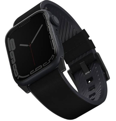 Řemínek Uniq Straden na Apple Watch 45/44/42mm černý Uniq straden cerna