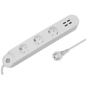 Kabel prodlužovací Denver SHP-300U, TUYA, 1,5 m (SHP-300U) bílý