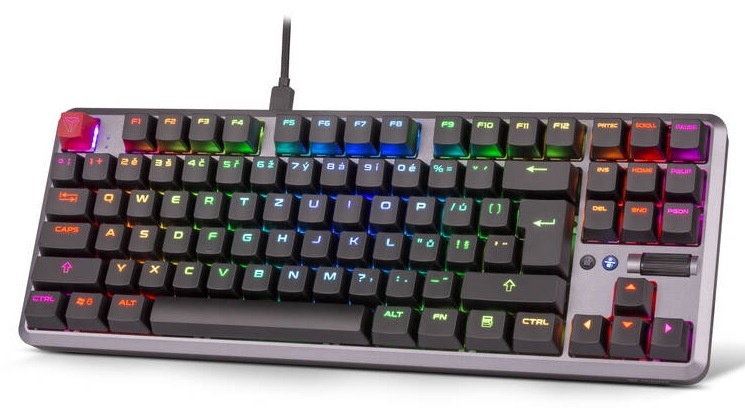 Klávesnice YENKEE YKB 3001CZ ZEROz černá/stříbrná
