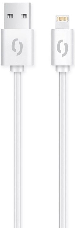 Kabel Aligator USB/Lightning, 1m - bílý