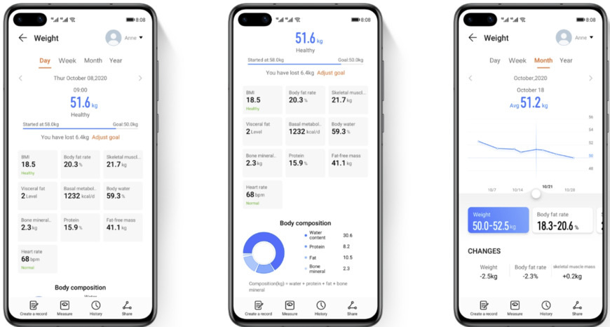 Osobní váha Huawei Scale 3 bílá Huawei Scale 3