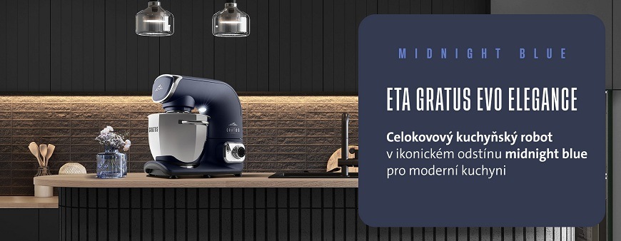 Kuchyňský robot ETA Gratus EVO Elegance 1028 90125 modrý Kuchyňský robot ETA Gratus EVO Elegance, modrá