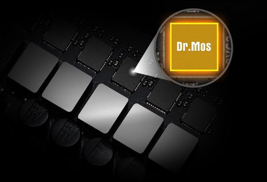 Základní deska ASRock B760M PRO RS MB ASRock B760M PRO RS s detailem na Dr.MOS