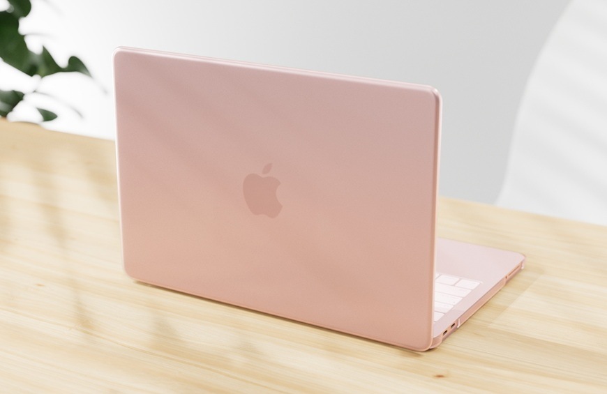 Kryt Epico Slim Shell for MacBook Neo 13" (A3404) růžový 13palcový MackBook Neo má na sobě kryt Epico Slim Shell v růžovém provedení.