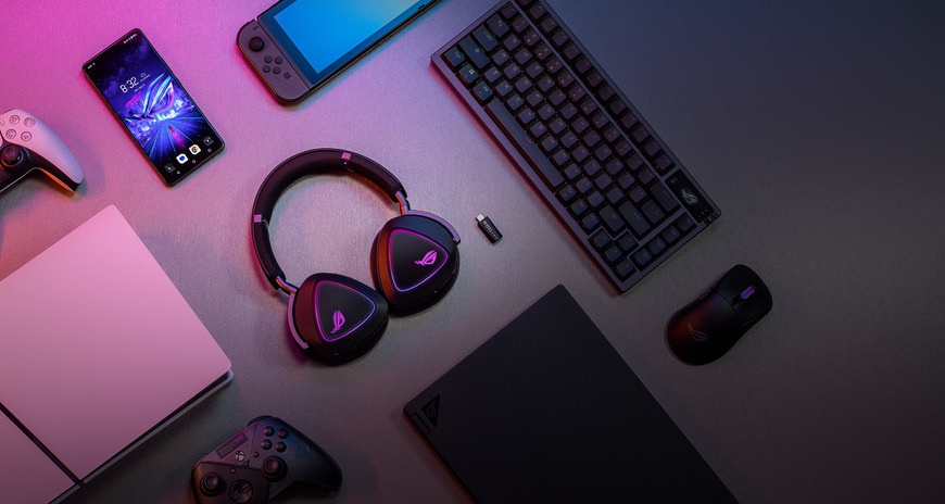 Asus ROG DELTA II, ARGB, černá