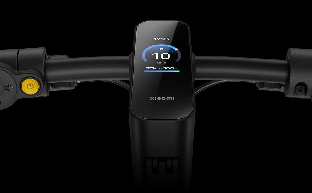 Elektrická koloběžka Xiaomi Scooter 6 Ultra černá/žlutá Xiaomi Electric Scooter 6 Ultra má krásný 3" barevný TFT displej