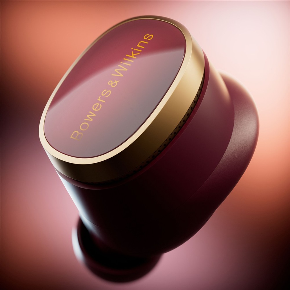  Sluchátka Bowers & Wilkins True wireless Pi8 - vínová