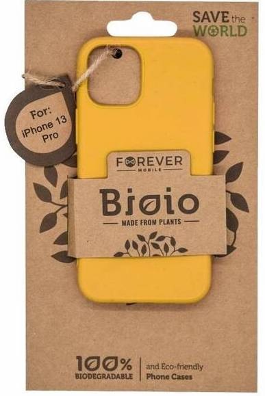 Kryt na mobil Forever Bioio na Apple iPhone 13 Pro žlutý