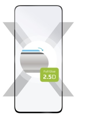 Tvrzené sklo FIXED Full-Cover na Realme 12+/Narzo 70 Pro 5G černé